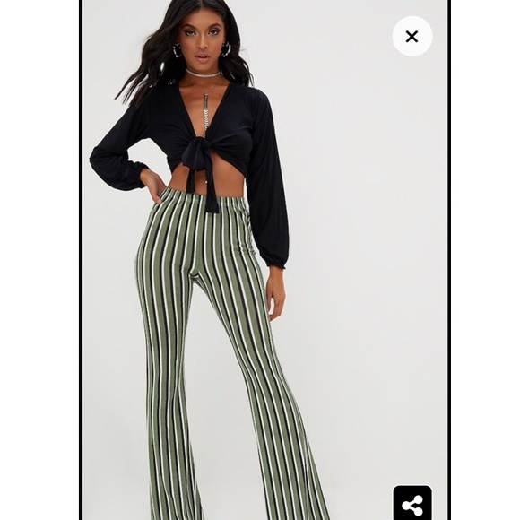 striped trousers pretty little thing
